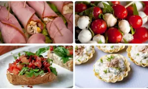 Rollitos de jamón, brochetas caprese, bruschettas y tartaletas: tapas originales para sorprender.