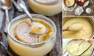 Deliciosas natillas caseras, perfectas para aprender como hacer natillas caseras. Ingredientes y textura cremosa.