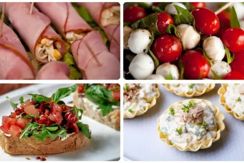 Rollitos de jamón, brochetas caprese, bruschettas y tartaletas: tapas originales para sorprender.